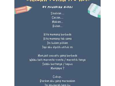 Karena Tuhan Itu Adil