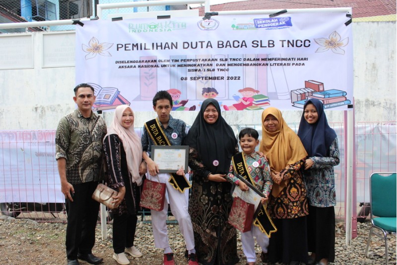 Pemilihan Duta Baca SLB TNCC Semarakkan Hari Aksara Nasional 2022