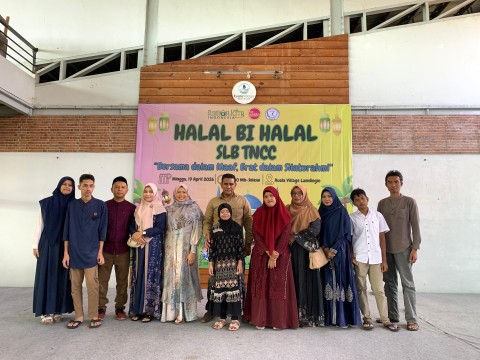 Seru! SLB TNCC gelar halal bi halal bagi keluarga istimewa