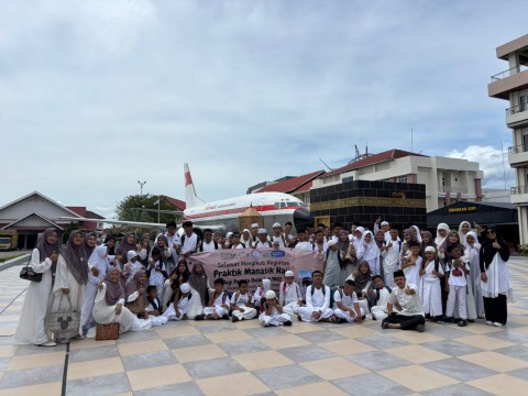 SLB TNCC Gelar Simulasi Manasik Haji Bagi Siswa Disabilitas