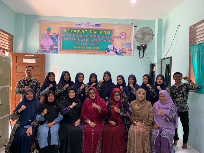 Tim MKPS Dinas Pendidikan Aceh Laksanakan Supervisi Akademik dan Manajerial di SLB TNCC