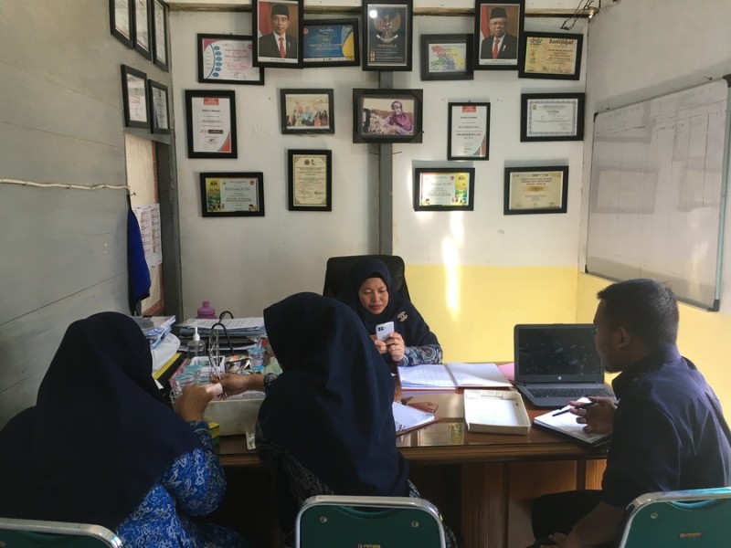 Rapat Kerja Kepala SLB TNCC dengan Waka Kesiswaan